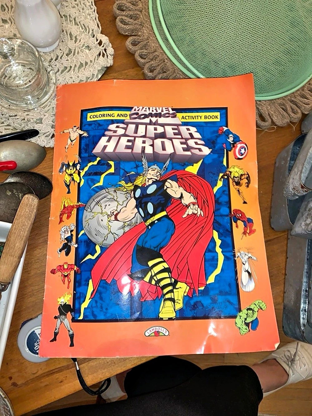 Landoll's Marvel Comics Super Heroes 5 Coloring and Activity Book Coloring